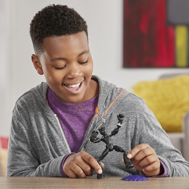 Produktbild Hasbro Marvel Avengers Bend And Flex Black Panther Figur