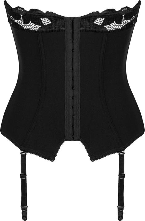 Actual product image Obsessive Corset with suspenders Editya- black (M/L)