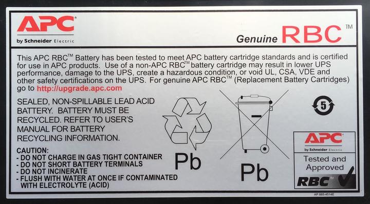 Produktbild APC RBC117 Ersatz Batterie Nr. 117