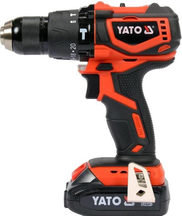 Yato 18V 42Nm 1x2.0Ah Lithium Ion Brushless Return, YT-82796 (Akkubetrieb)