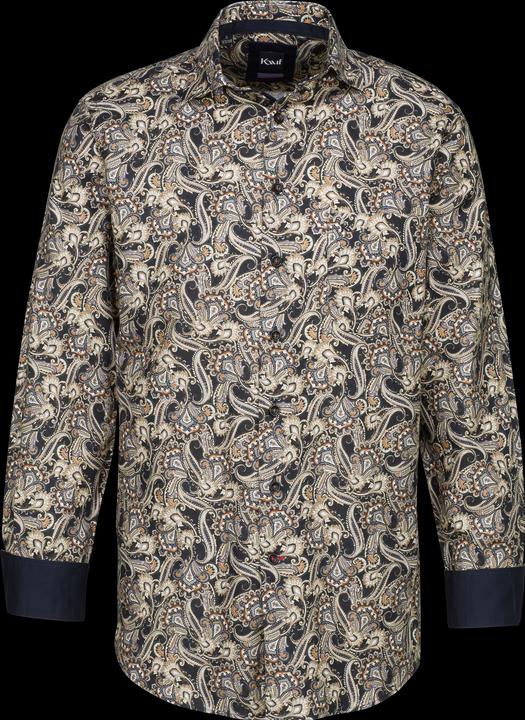Motif floral sur fond sombre avec des accents de couleur idéalement assortis
