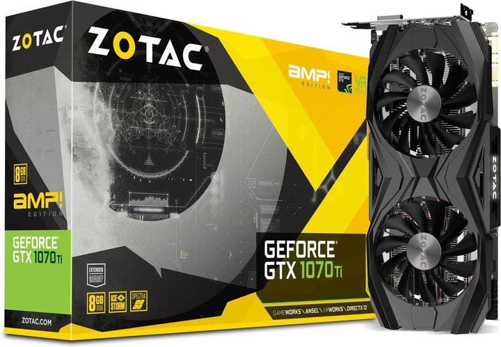 Produktbild Zotac GeForce GTX 1070 Ti AMP Edition (8 GB)