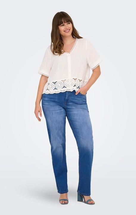 Image du produit Only CARWILLY Hohe Taille Gerade geschnitten Jeans Straight-Fit jeans (46)