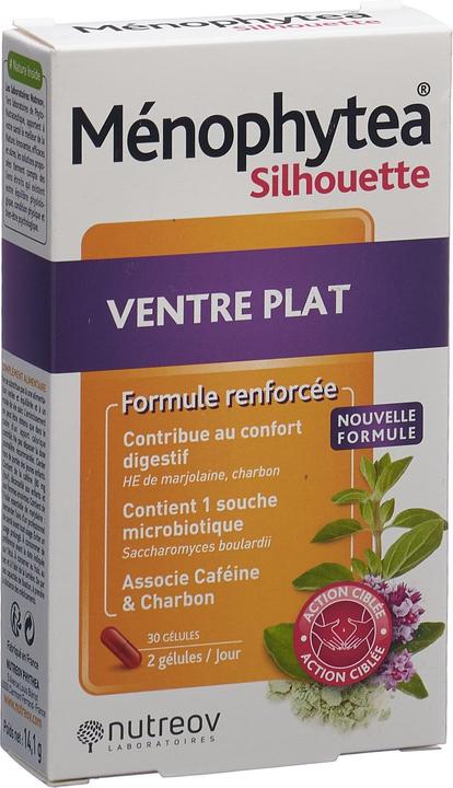 Image du produit Ménophytea Flacher Bauch Silhouette Gélules (30 pièce(s), Capsules, 33 g)