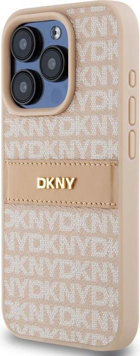 Immagine prodotto DKNY DKHCP14XPRTHSLP iPhone 14 Pro Max 6,7" różowy/rosa custodia rigida in pelle Mono Stripe & Logo in (Apple iPhone 14 Pro Max)