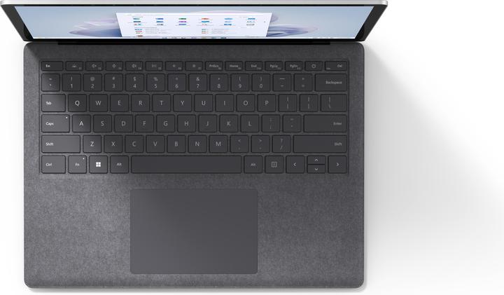 Actual product image Microsoft Surface Laptop 5 R1B-00005 Platinum i5-1245U 8GB/256GB SSD 13" QHD Touch W10P (13.50", Intel Core i5-1245U, 8 GB, 256 GB, DE)