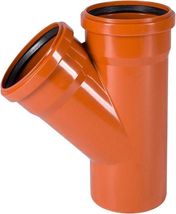 Image du produit Wavin Outdoor drainage tee, d, 110, 45*