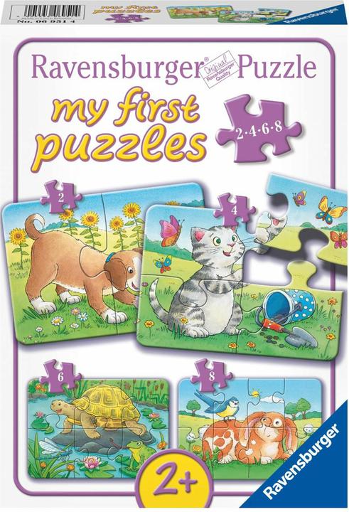 Actual product image Ravensburger Cute pets (8 pieces)