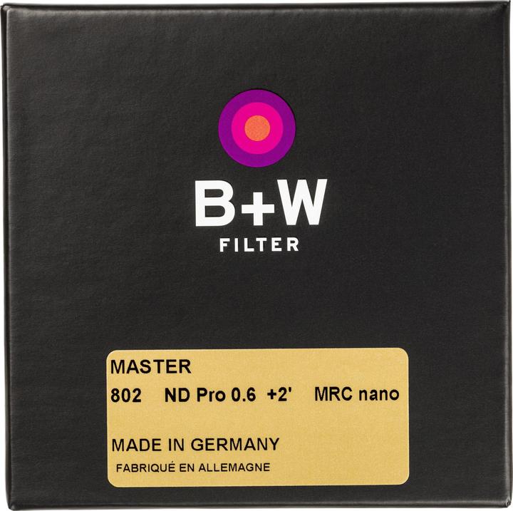 Actual product image B+W Filter 95mm ND 0.6 MRC Nano Master (95 mm, Neutral colour filter)