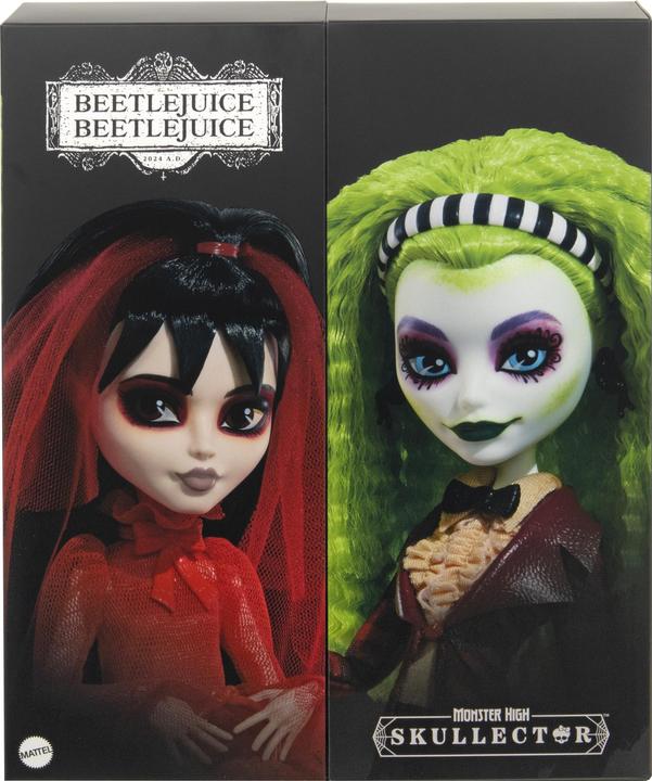 Actual product image Monster High Skullector Beetlejuice Beetlejuice - Betelgeuse and Lydia
