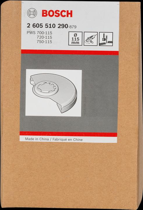 Image du produit Bosch Professional Zubehör Capot de protection avec tôle de recouvrement, 115 mm, adapté au PWS 700-115