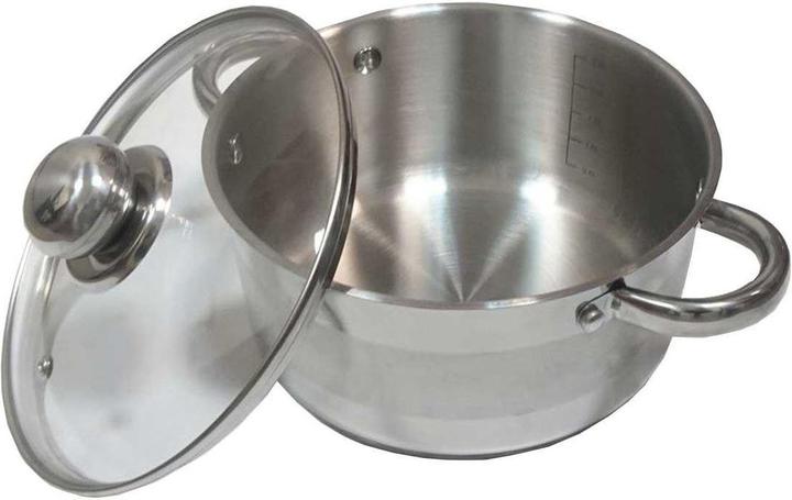 Actual product image Kinghoff POT WITH LID 12cm KH-4325 0,5L (12 cm, Pan set + pot set, Stainless steel)