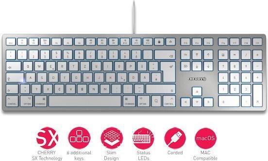 Produktbild CHERRY KC6000 Slim for Mac (DE, Kabelgebunden)