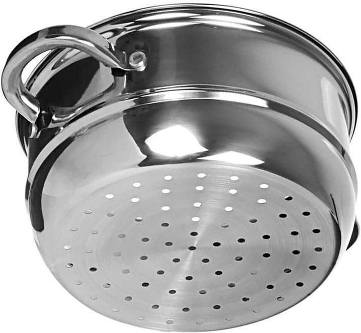 Productafbeelding Kinghoff STOOMPOT 24cm 5.0L KH-3320 (24 cm, Steelpan, Roestvrij staal)