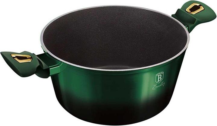 Immagine prodotto BerlingerHaus Set Di Pentole In Titanio 10 Pezzi. Casa Berlinger Bh-6065 Smeraldo (Set di pentole e padelle da cucina, Alluminio)