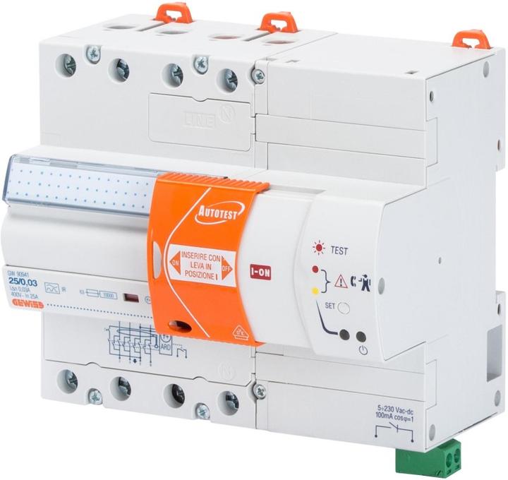 Actual product image Gewiss Ground fault circuit interrupter