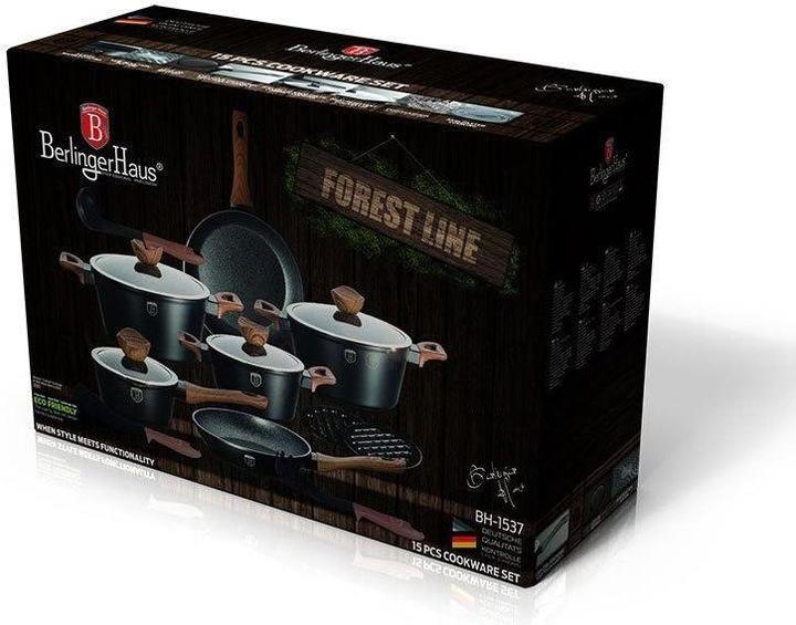 Image du produit BerlingerHaus Forest Line BH-1537 (28 cm, Ensemble de casseroles et de poêles de cuisson, Aluminium)