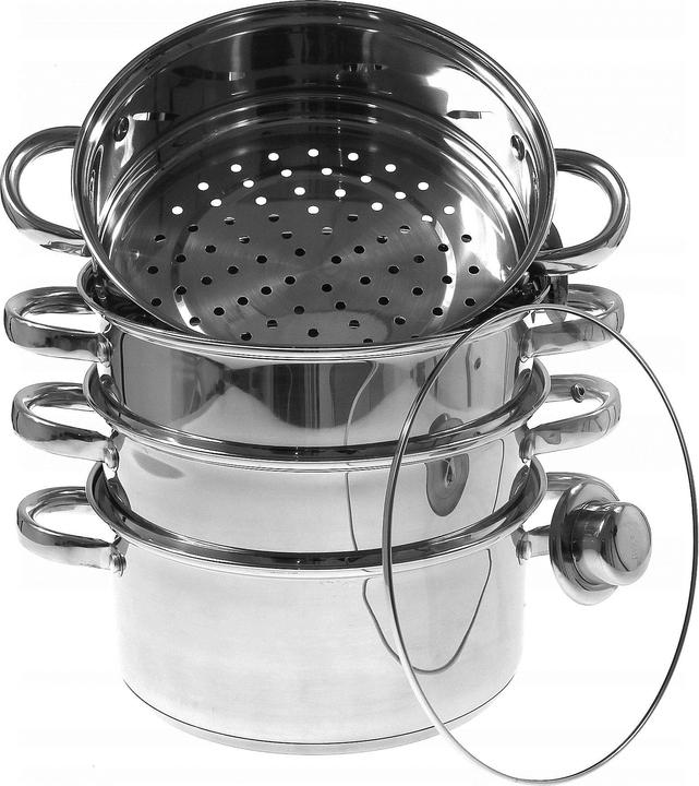 Productafbeelding Kinghoff STOOMPOT 24cm 5.0L KH-3320 (24 cm, Steelpan, Roestvrij staal)