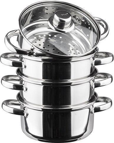 Productafbeelding Kinghoff STOOMPOT 24cm 5.0L KH-3320 (24 cm, Steelpan, Roestvrij staal)