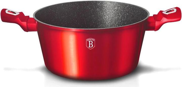 Image du produit BerlingerHaus GRANITE POT 20cm Red METALLIC LINE BH-1256 (20 cm, Aluminium)