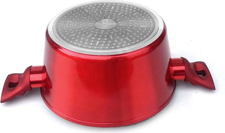 Image du produit BerlingerHaus GRANITE POT 20cm Red METALLIC LINE BH-1256 (20 cm, Aluminium)