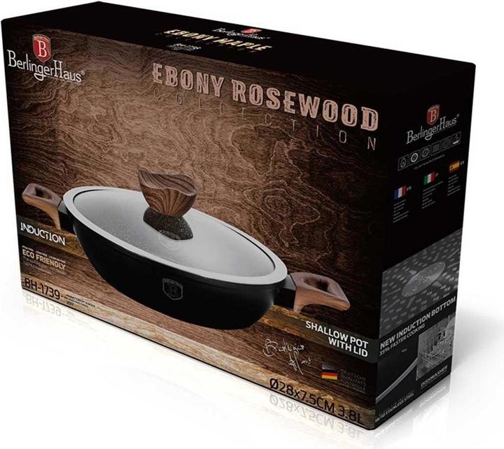 Immagine prodotto BerlingerHaus BERLINGATORE DI VASI IN GRANITO 28 cm BH-1739 EBONY ROSEWOOD (Alluminio)