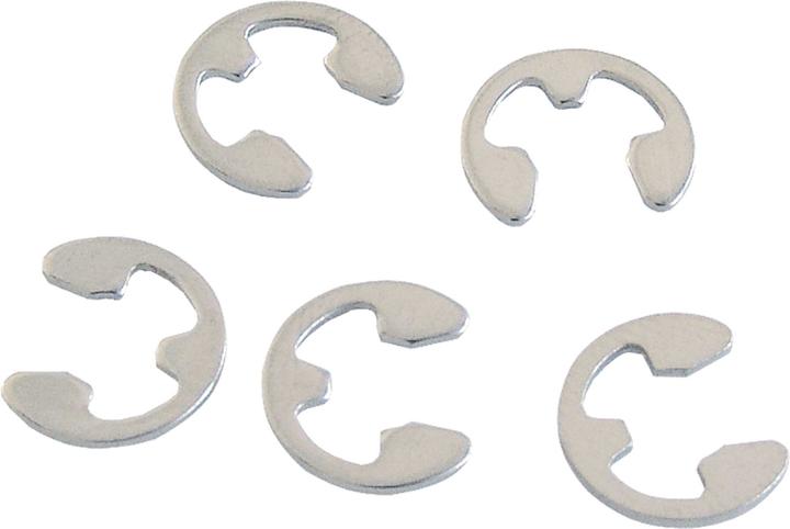 Modellbau Lindinger wellensicherungsringe 5mm 25stk. edelstahl, rostfrei (M5)