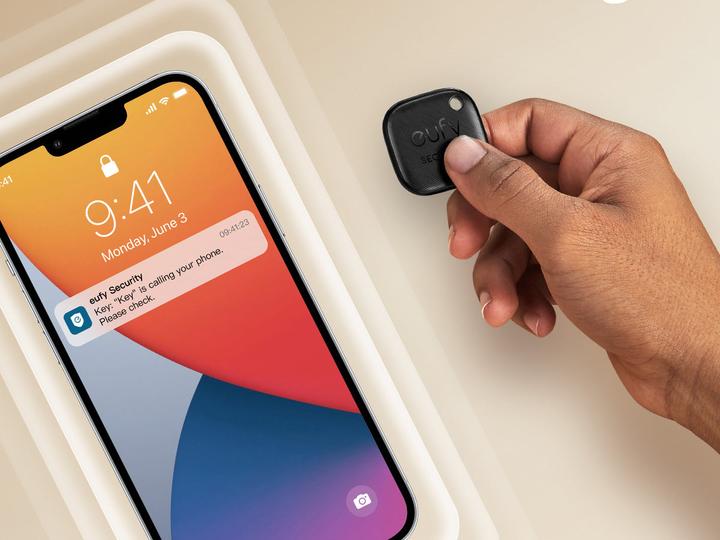 Produktbild eufy Security - SmartTrack Link (Black, 4-Pack) - Android not supported - Works with Apple Find My - Key (4 Ports)