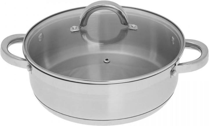 Actual product image Klausberg Flat pot 26cm KB-7173 (Pot, Stainless steel)