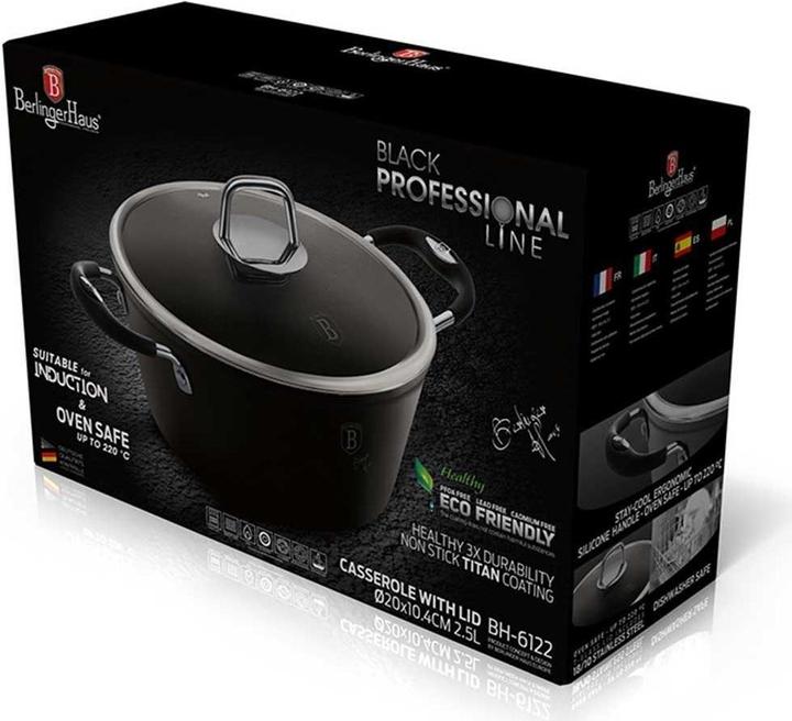 Produktbild BerlingerHaus GRANITE POT 20cm BH-6122 (20 cm, Aluminium)