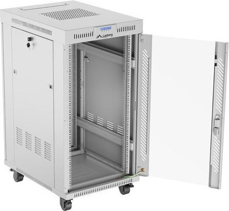 Actual product image Lanberg rack cabinet 22U 600x800 glass (10.87 RU, 19 inch rack)