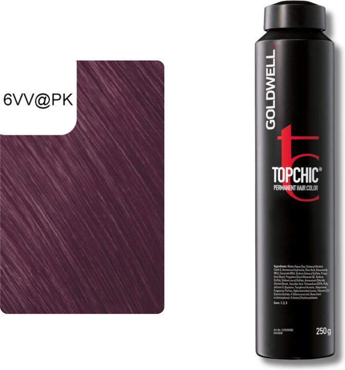 Actual product image Goldwell Topchic Elumenated (6VV@PK - metallic violet elumenated pink)