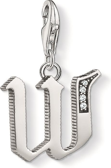 Image du produit Thomas Sabo Charm pendentif lettre W argent (Argent)