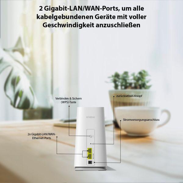 Image du produit Strong Système WLAN MESH ATRIA 2100 (Add-On) (1733 Mbit/s, 300 Mbit/s)