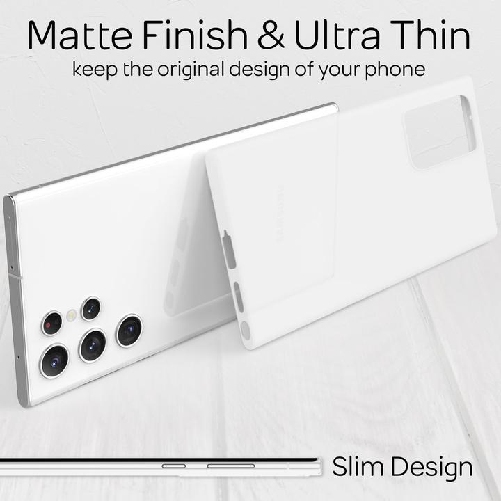 Actual product image Nalia Extremely Thin 0.3mm Matte Hardcase (Samsung Galaxy S22 Ultra)