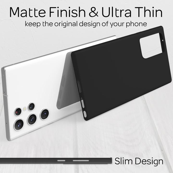 Actual product image Nalia Extremely Thin 0.3mm Matte Hardcase (Samsung Galaxy S22 Ultra)