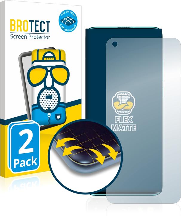 Actual product image BROTECT Full-Cover Protector Matte (2 Piece, Xiaomi Mi 10)