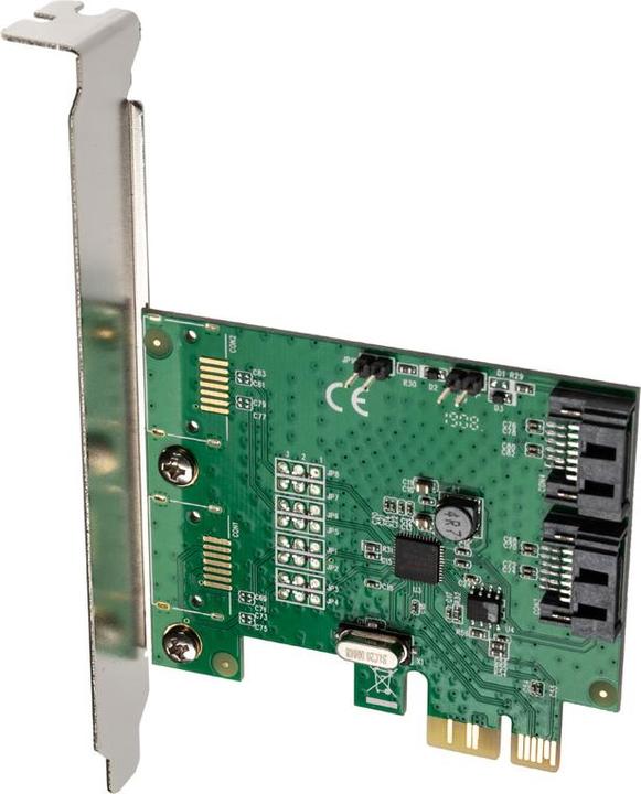 Produktbild InLine Schnittstellenkarte 2-fach SATA 6Gb/s x1 PCIe 2.0 RAID 0/1/SPAN