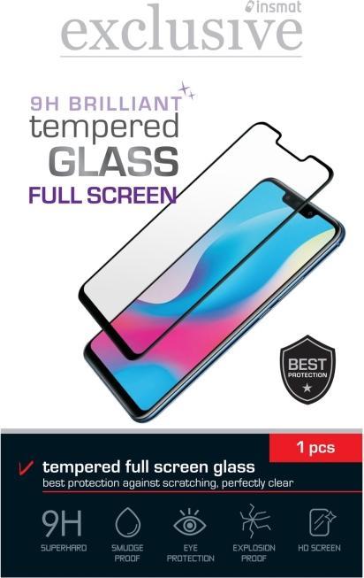 Actual product image Insmat 861-1449, Samsung, Galaxy A14 4G/5G, Scratch resistant, Shock resistant, Black, Transparent (1 Piece, Samsung Galaxy A14)