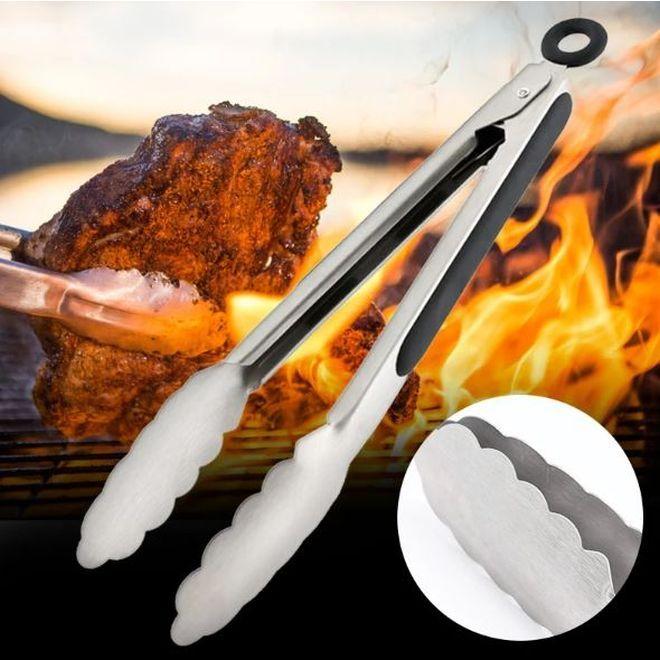 Immagine prodotto MU Classic Pinze da barbecue in acciaio inox serie Ari da 30 cm