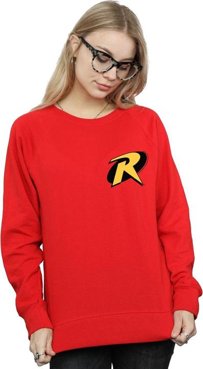 Actual product image Womens/Ladies Batman Robin Logo Sweatshirt (S)