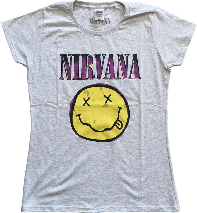 Immagine prodotto Nirvana Xerox Smiley Rosa (Donna) (XXL)