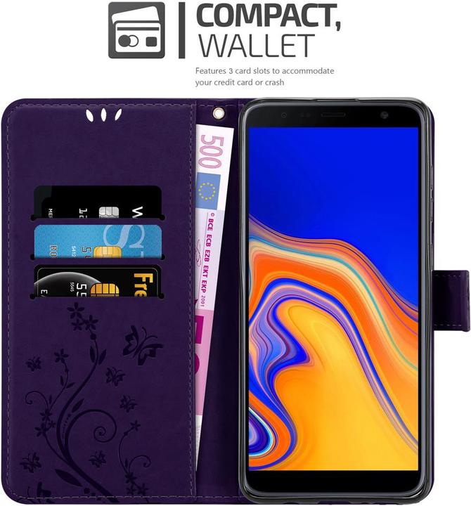 Produktbild Cadorabo Flower Book Cover (Samsung Galaxy J4+)