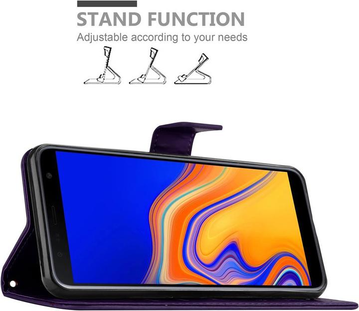Produktbild Cadorabo Flower Book Cover (Samsung Galaxy J4+)