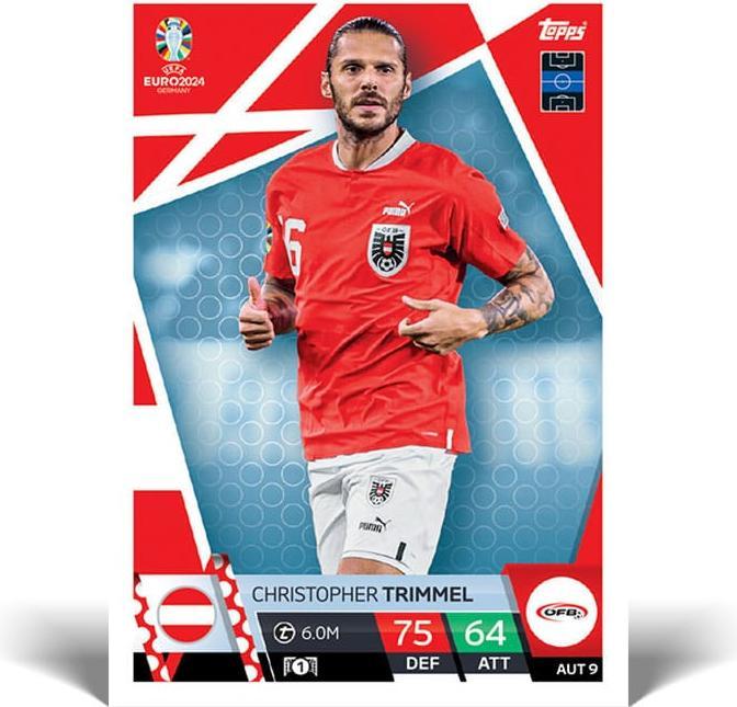 Immagine prodotto Topps Display Euro 2024 (Tedesco, Inglese, Francese, Italiano, Svizzero-tedesco, Display del booster)