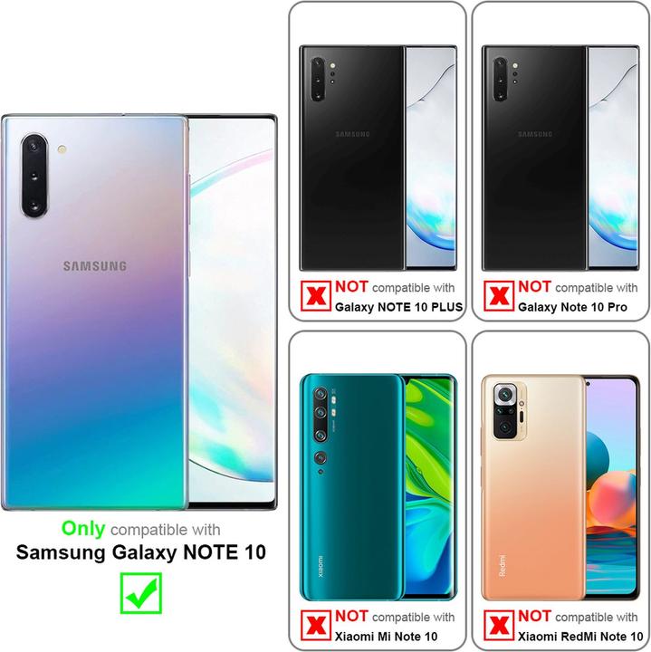 Produktbild Cadorabo TPU Liquid Ring Silicone Case Hülle (Samsung Galaxy Note 10)