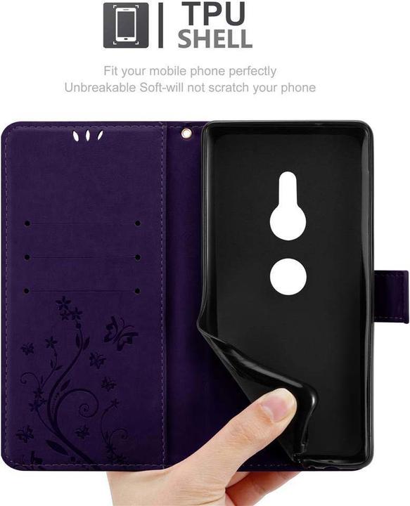 Immagine prodotto Cadorabo Copertina del libro a fiori (Sony Xperia XZ2)