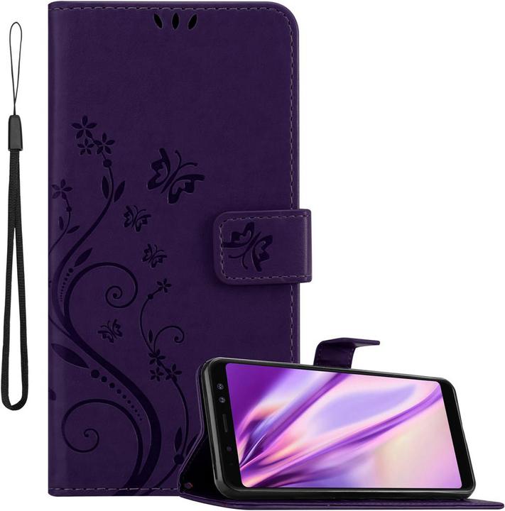 Actual product image Cadorabo Flower Book cover (Samsung Galaxy A8 (2018))