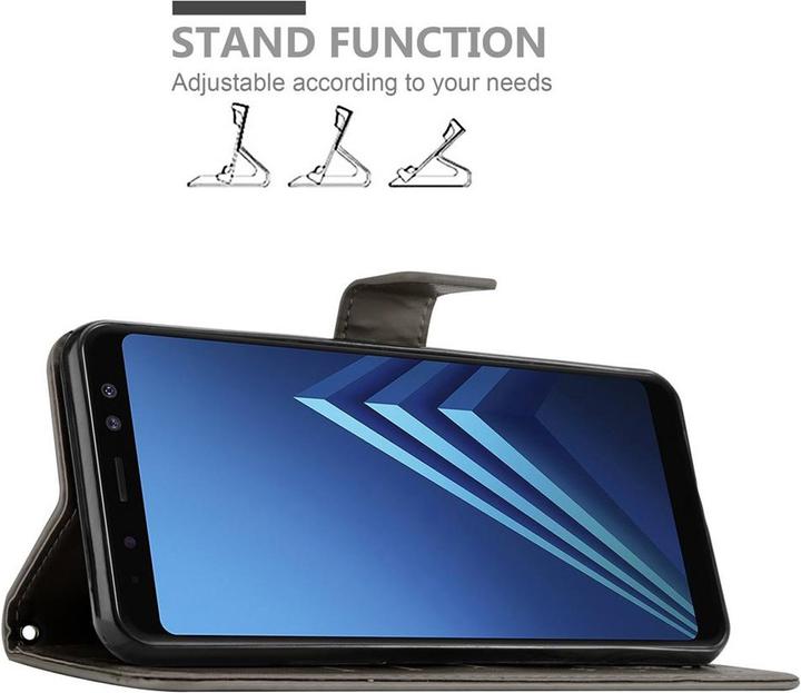 Image du produit Cadorabo Couverture du livre de fleurs (Samsung Galaxy A8 (2018))