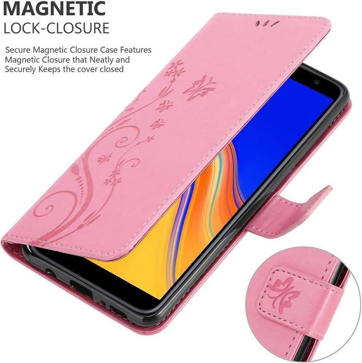 Productafbeelding Cadorabo Bloemen Boekomslag (Samsung Galaxy J4+)